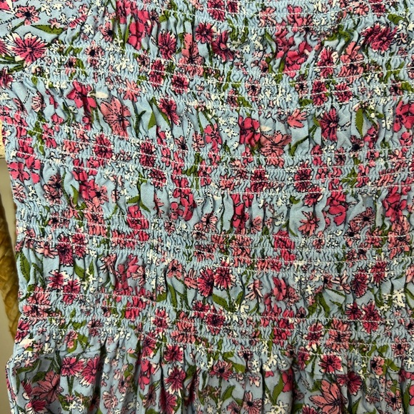 The Children's Place Floral Dress in Blue and Pink - Picture 2 of 3
